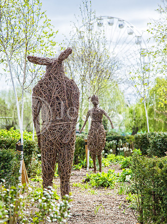 Wicker Rabbit - Bancroft Gardens - Stratford-upon-Avon