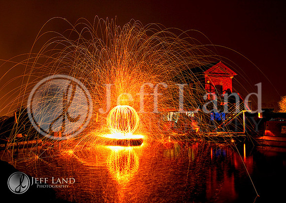 Light Painting - Hatton Locks - Nr Leamington Spa