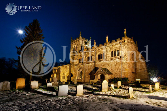Wootton Wawen Church - Light Painting